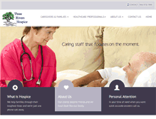 Tablet Screenshot of 3rivershospice.com